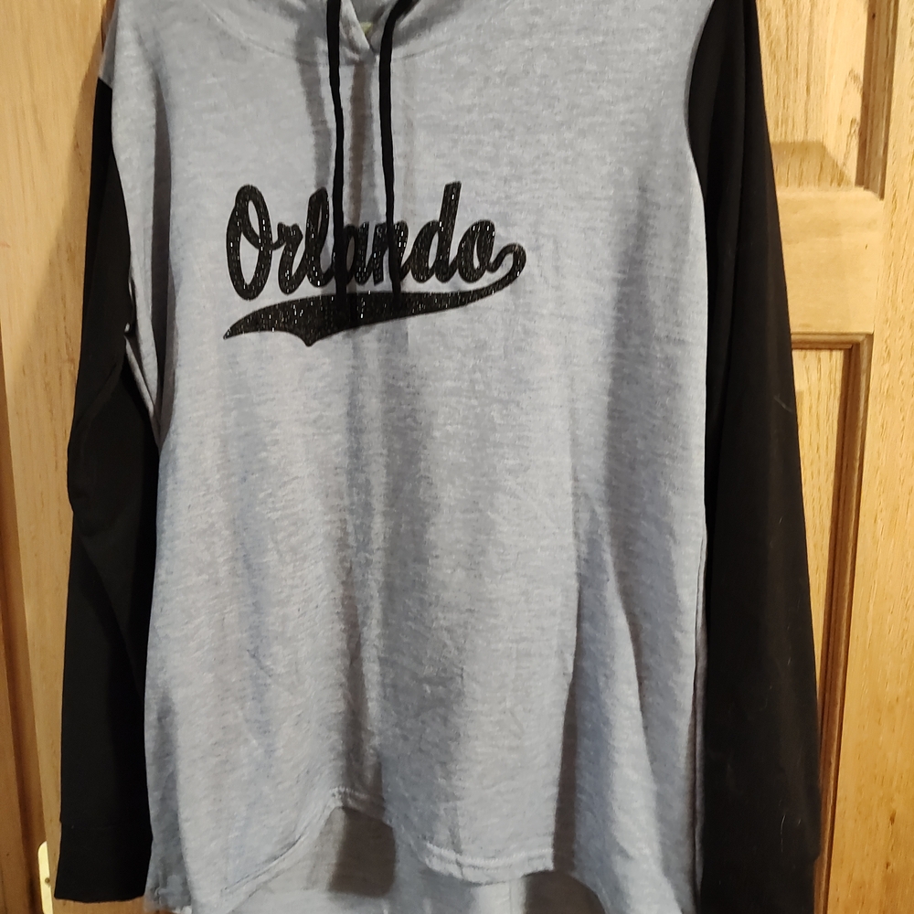 Sweet Gisele Women's Gray and Black Hoodie